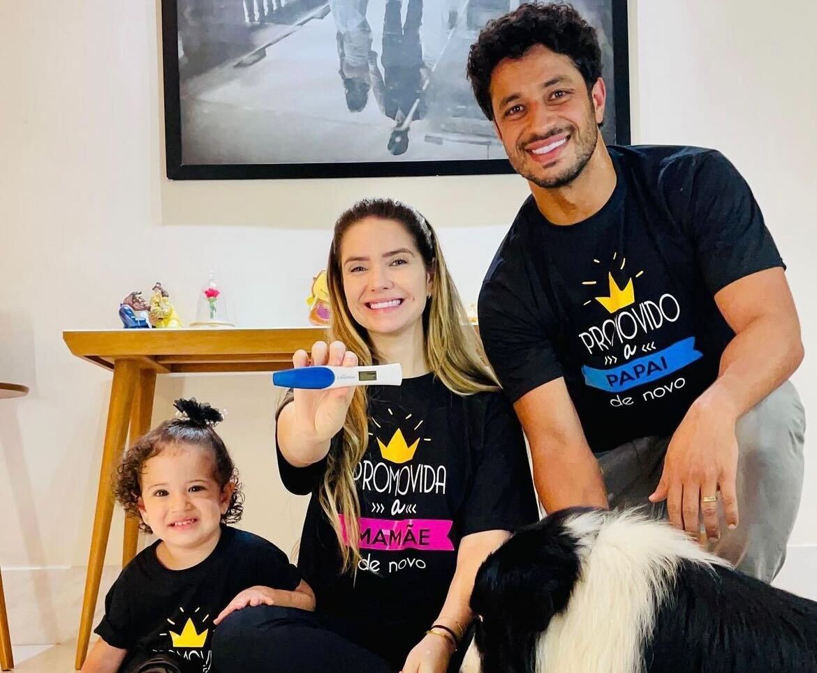 Camila Campos espera a segunda filha, Sophia, do casamento com o ex-jogador Léo Reprodução Instagram - 7.12.2024