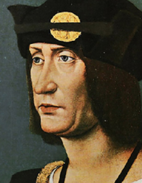 Este é o Rei Louis XII (1462-1515), que governou a  França de 1498 até morrer. Quem ele lembra? 