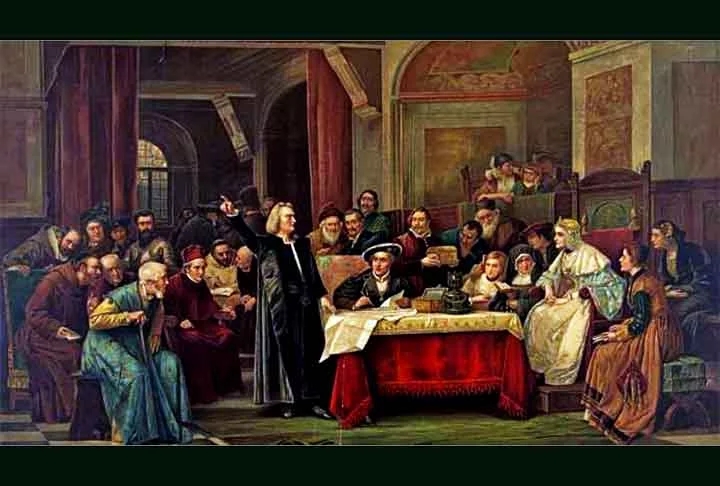 Na noite de 3 de agosto de 1492, Colombo partiu de Palos de la Frontera. Ele navegou inicialmente para as ilhas Canárias, que eram propriedade da Castela, onde reabasteceu as provisões e fez reparos.  Reprodução: Flipar