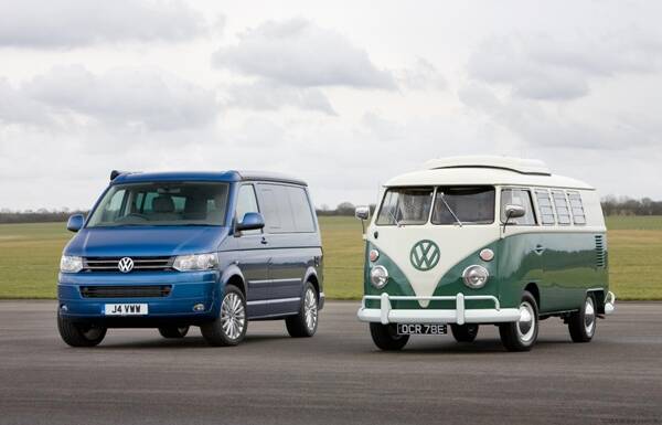 A Kombi original do o Volkswagen Transporter, considerado o substituto do utilitário clássico na Europa. Foto: Divulgação