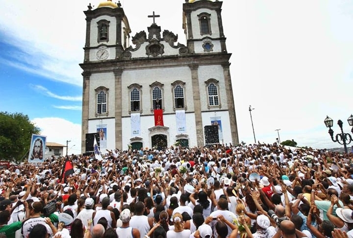 No mesmo dia, também é celebrada a festa para o Nosso Senhor do Bonfim, uma das mais importantes do catolicismo brasileiro.  Reprodução: Flipar