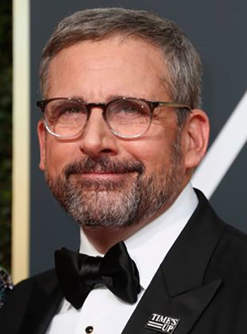 Steve Carrell - Nascido em Concord, em 16/8/1962,  é neto de italiano. O sobrenome de seu pai era Caroselli. Mas foi encurtado. Atua desde 1989, consagrado  como comediante. Também é roteirista, diretor e dublador.  Reprodução: Flipar