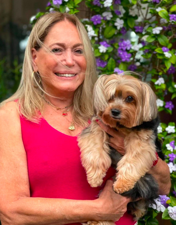 Susana Vieira e pet. Foto: Reprodução: Instagram