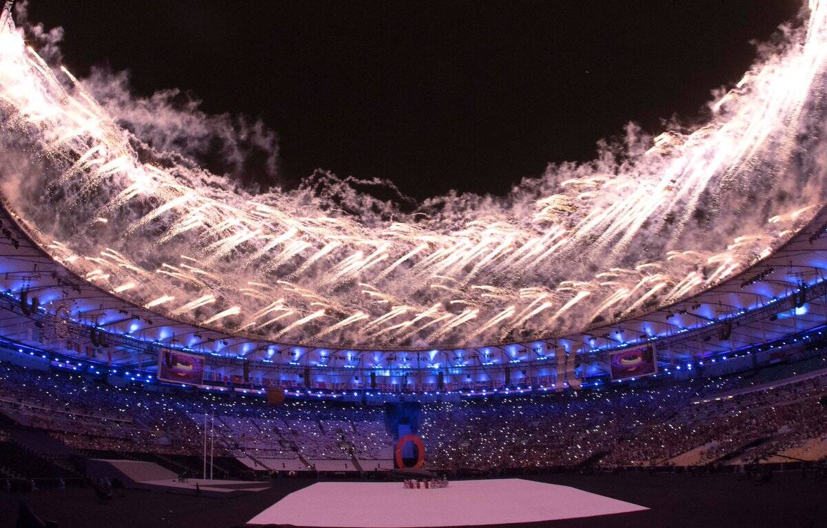 Cerimônia de abertura dos Jogos Paralímpicos. Foto: Reprodução/Twitter