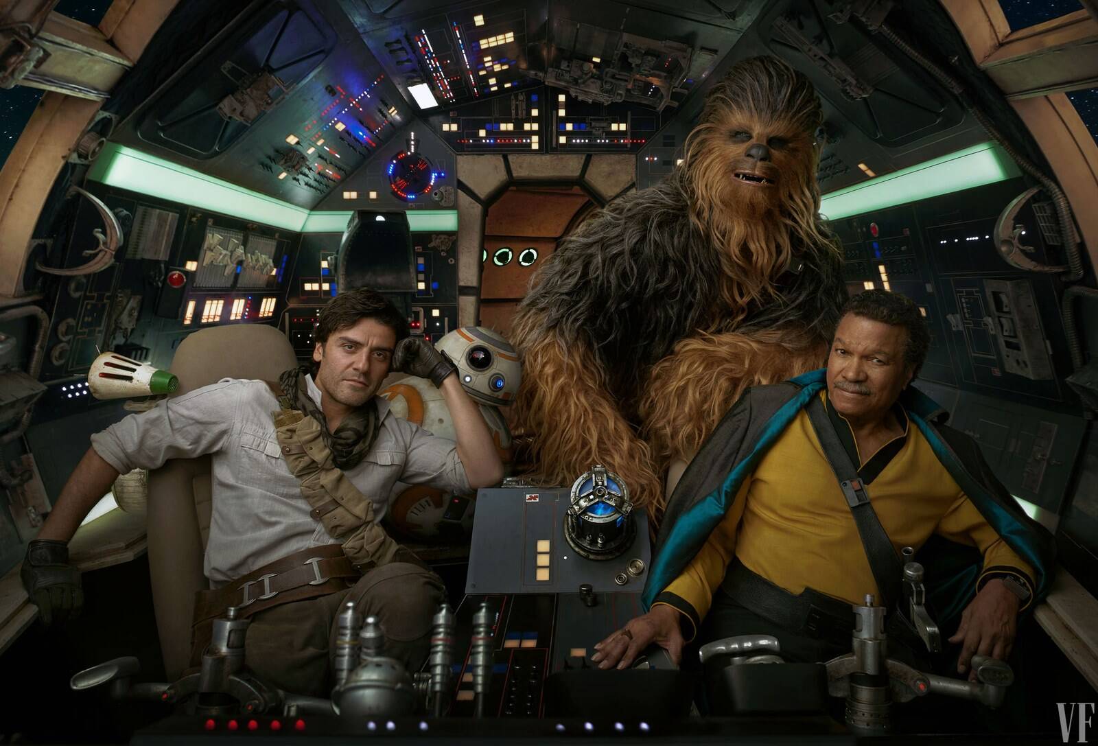 Novas fotos de "Star Wars: A Ascensão Skywlaker". Foto: Divulgação/Annie Leibovitz/Vanity Fair