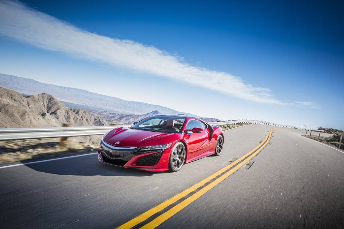 Acura NSX. Foto: Divulgação