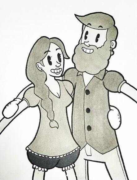 Inspirado em "Cuphead". Foto: Reprodução/Instagram