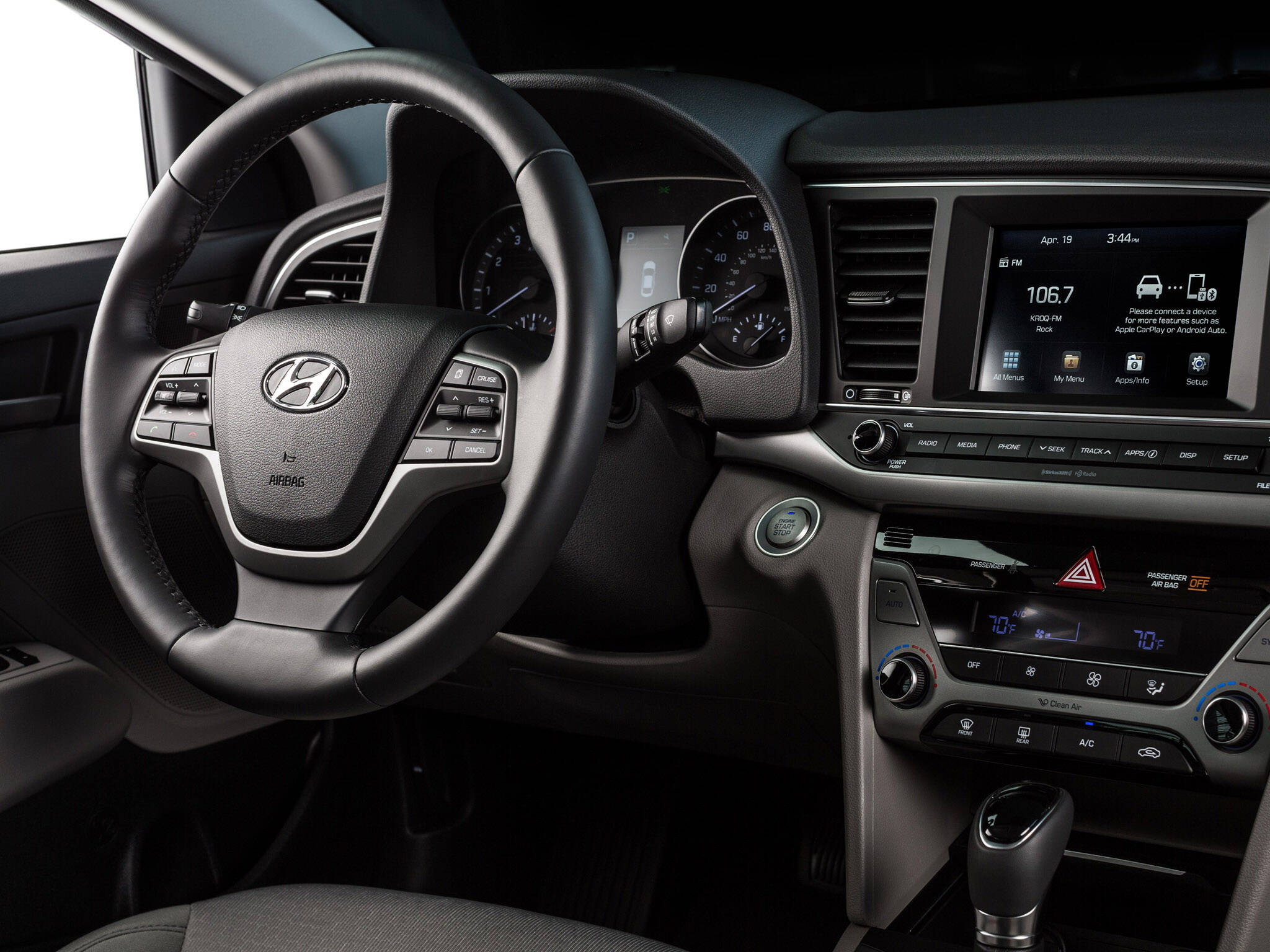 Hyundai Elantra 2017. Foto: Divulgação