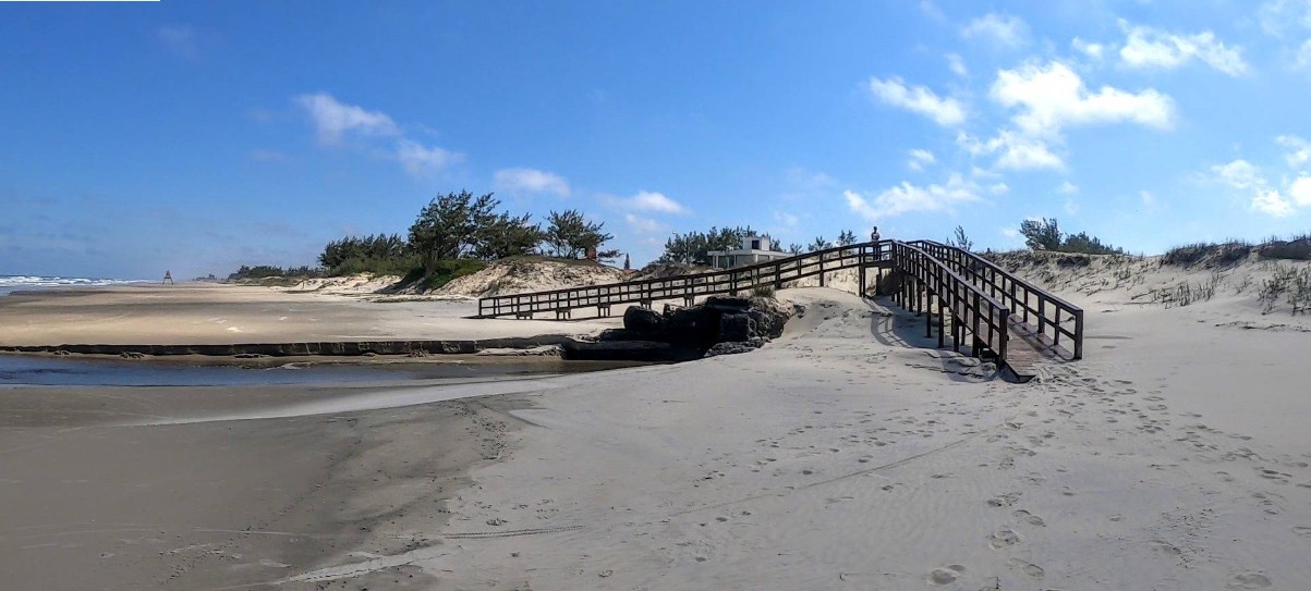 Praia do Arpoador - Xangri-lá (RS). Foto: Reprodução - Google Maps