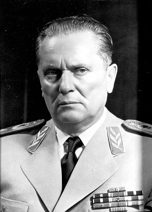 O então presidente da Iugoslávia, Josip broz Tito (foto) concedeu a Vesna uma condecoração como heroína nacional.  Reprodução: Flipar