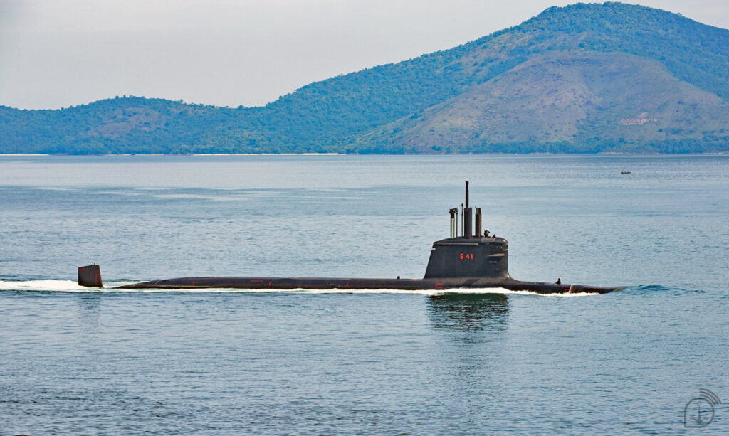 Submarino Humaitá (S41). Foto: Marinha do Brasil/Agência Marinha de Notícias