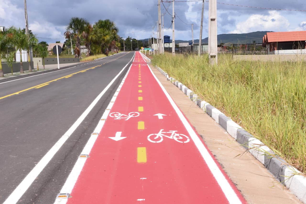 Rodovia RR - 203 de acesso a Vila Tepequém. Foto: Divulgação / Secom Roraima