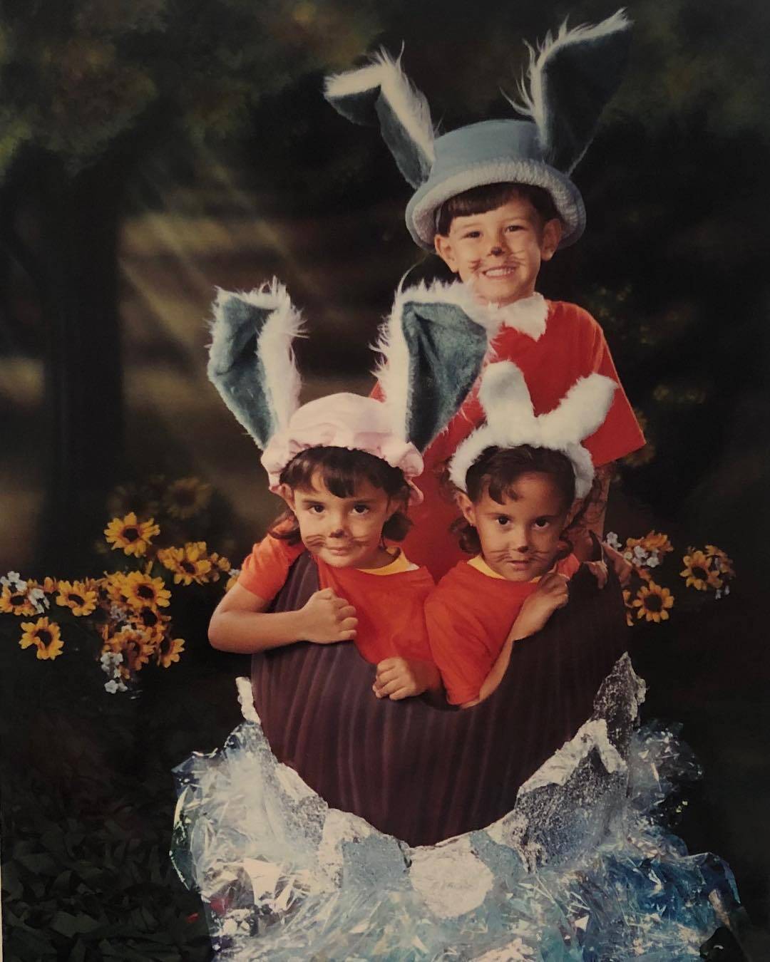 Fátima Bernardes com os filhos trigêmeos Laura, Beatriz e Vinícius. Foto: Reprodução/Instagram/@fatimabernardes
