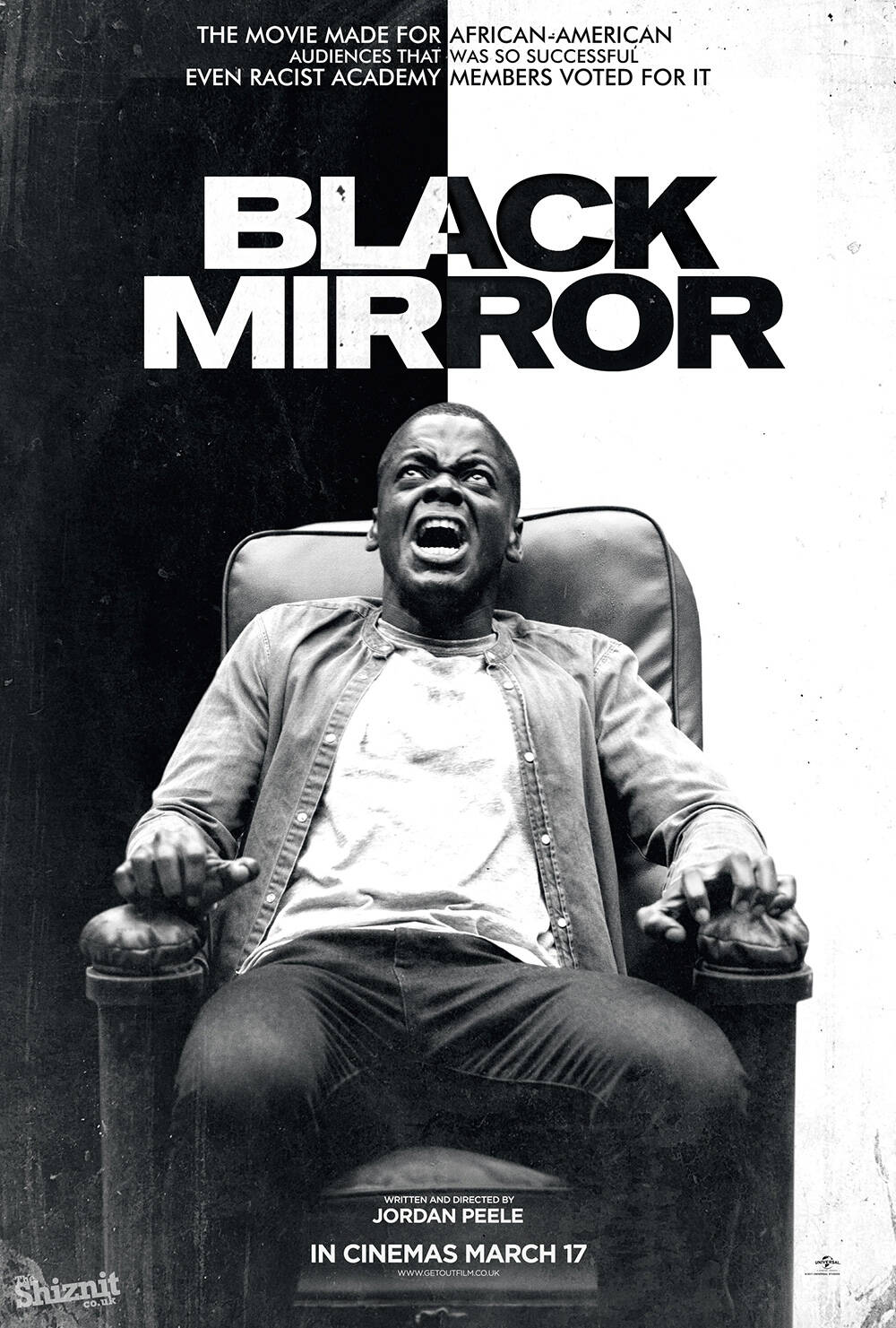 "Black Mirror" - "Um filme feito para audiências afrodescendentes que fez tanto sucesso que até os racistas da academia votaram" . Foto: Divulgação