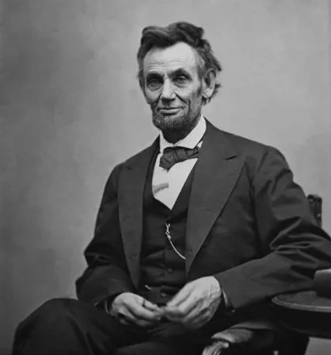 Abraham Lincoln tinha 56 anos e estava no cargo desde 1861. Ele é considerado um dos mais importantes presidentes da história americana.  Reprodução: Flipar