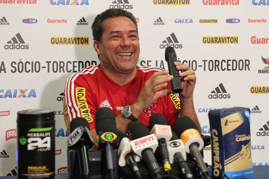 Vanderlei Luxemburgo, técnico do Flamengo. Foto: Gilvan de Souza/Flamengo