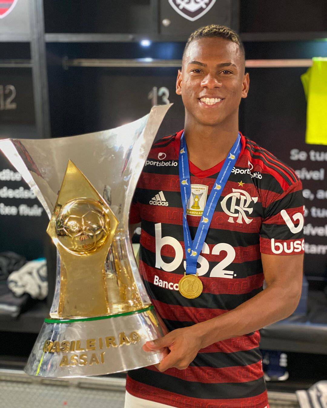 Jogador do Flamengo. Foto: Instagram