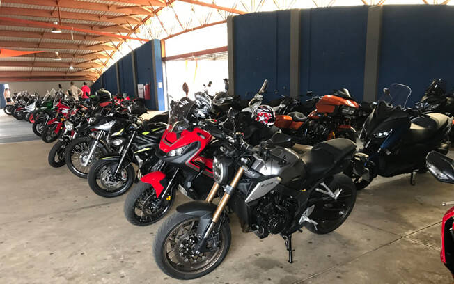 Foram 43 motocicletas participando do concurso. Foto: Divulgação