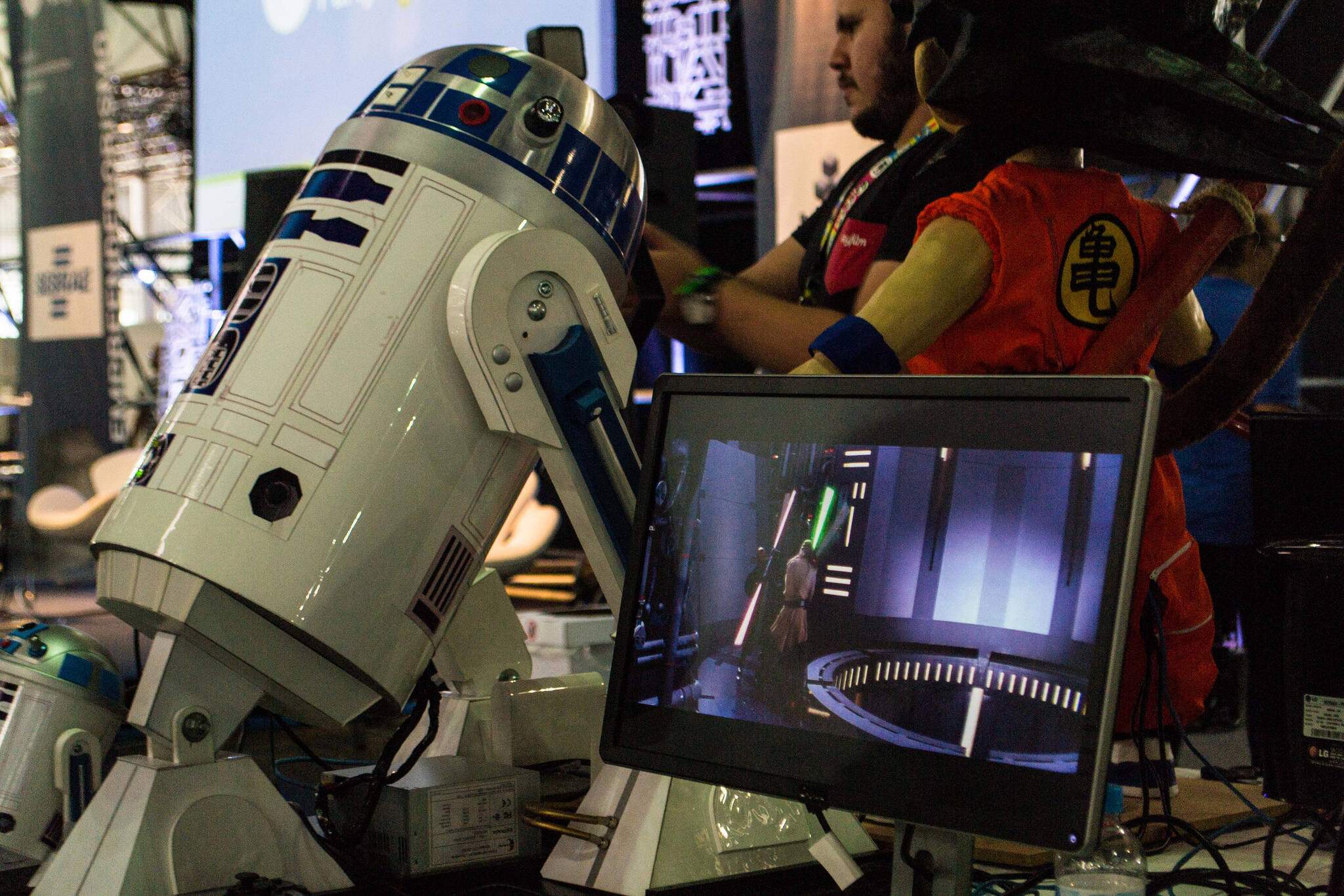 R2D2 também veio para a Campus Party Brasil. Foto: Monique Nascimento/Divulgação