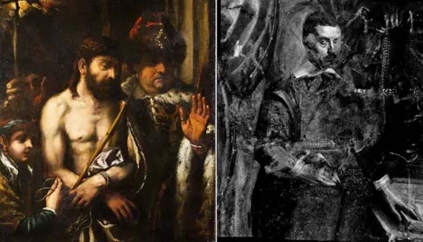 A descoberta sugere que o artista reutilizou a tela, transformando uma ideia inicial em algo completamente diferente, sem apagar totalmente o que veio antes. Reprodução: Flipar