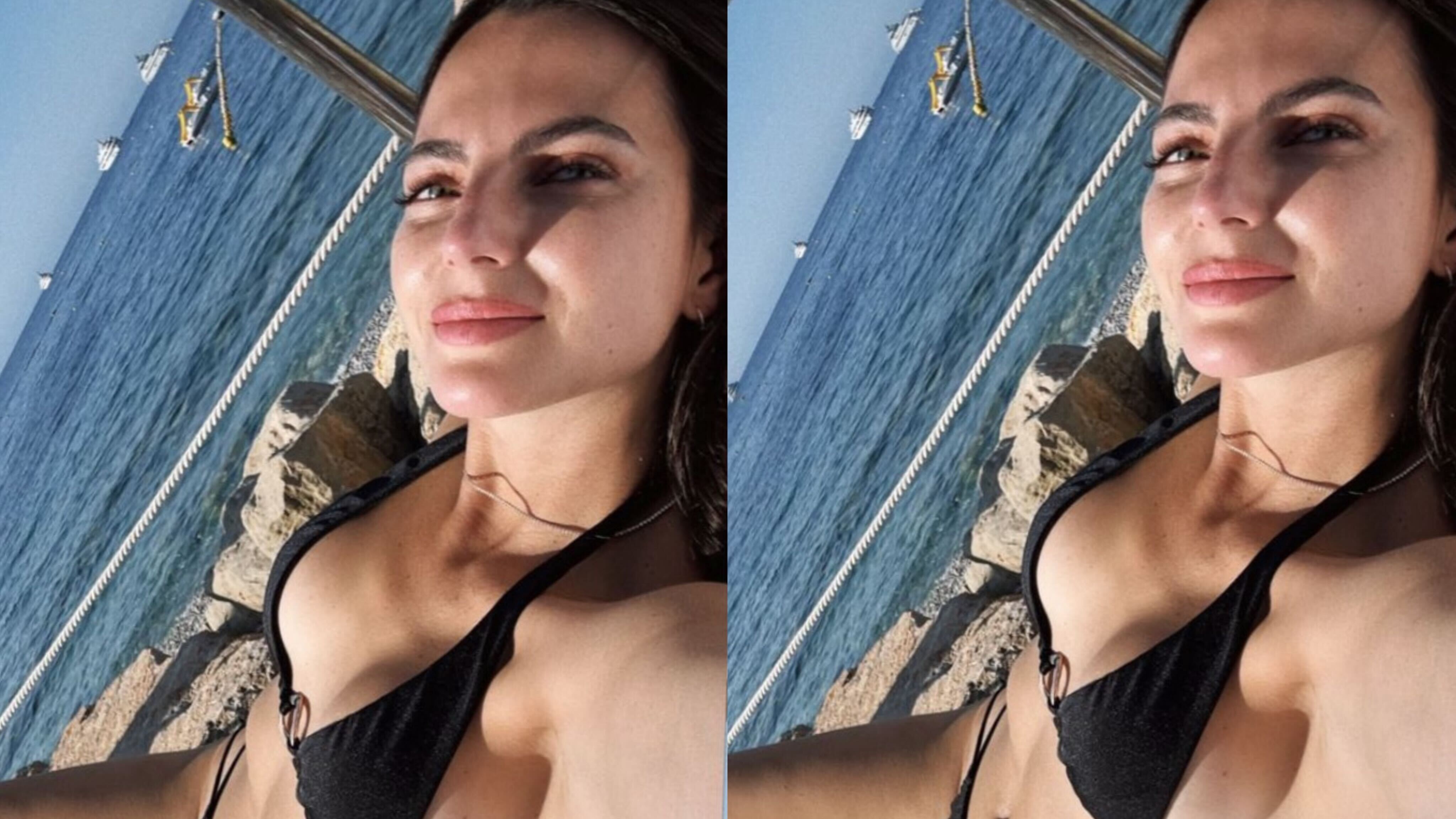 Kelly Piquet renova bronzeado durante férias na França Reprodução Instagram