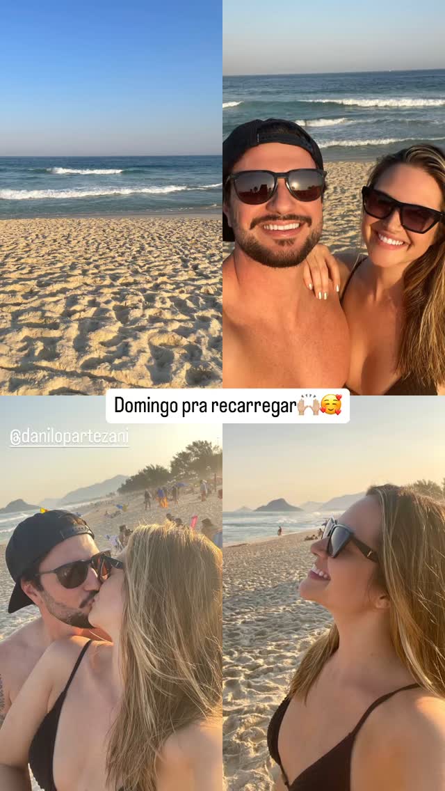 Juliana Paiva e o namorado, Danilo Partezani Reprodução/Instagram