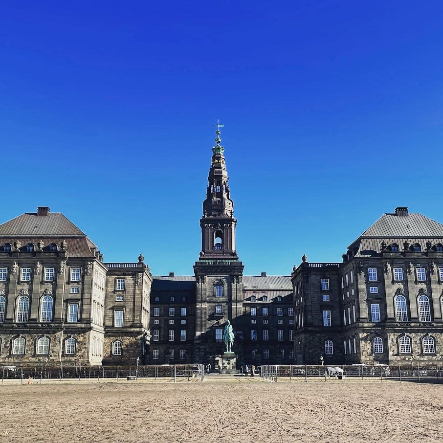 O Palácio de Amalienborg, em Copenhagen, na Dinamarca. Foto: Wikipedia