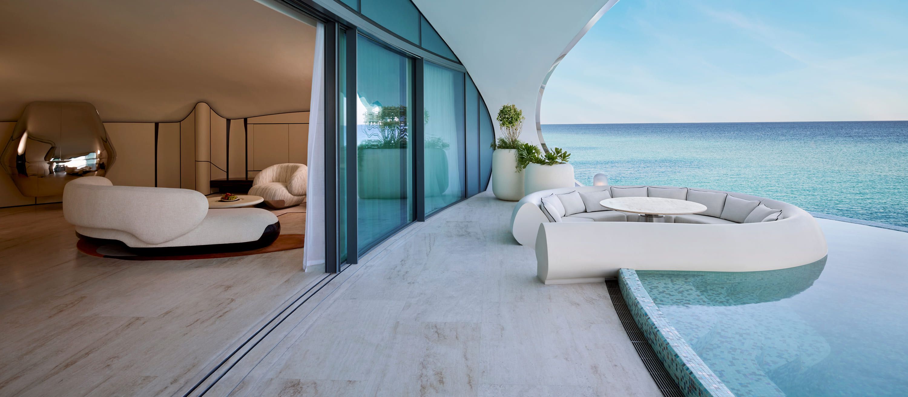 Quarto Vila sobre a água. Foto: Divulgação - Shebara Resort