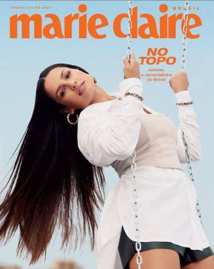 Juliette Freire para Marie Claire. Foto: Reprodução Instagram