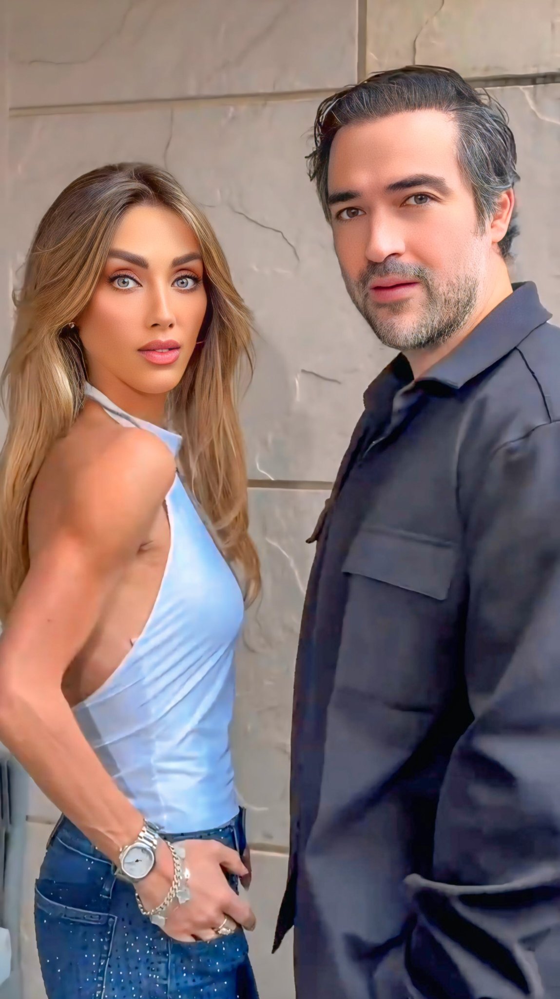 Anahí e Poncho aparecem juntos em novo vídeo.. Foto: Reprodução/Instagram