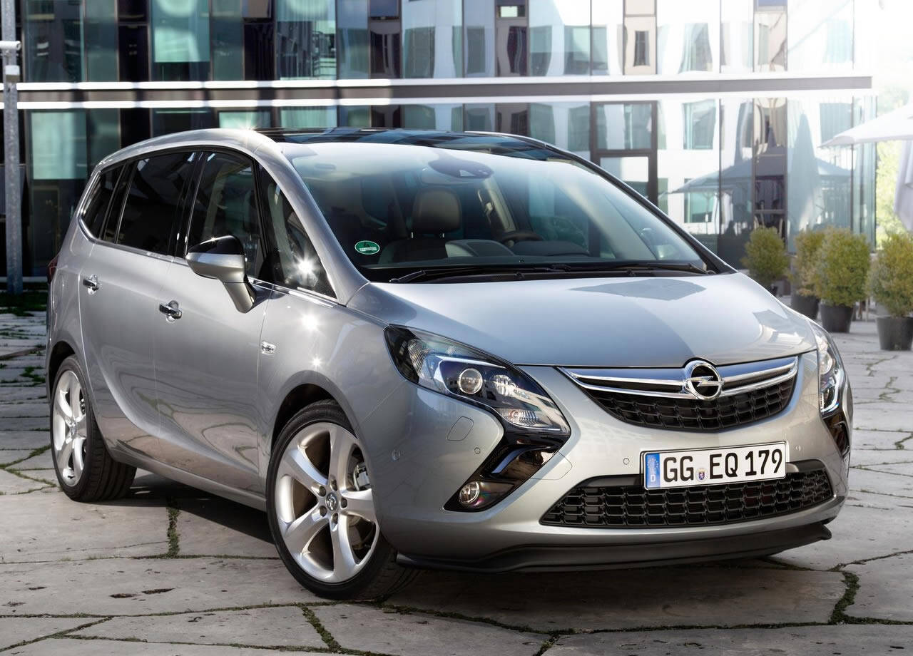 Opel Zafira europeu. Foto: Divulgação