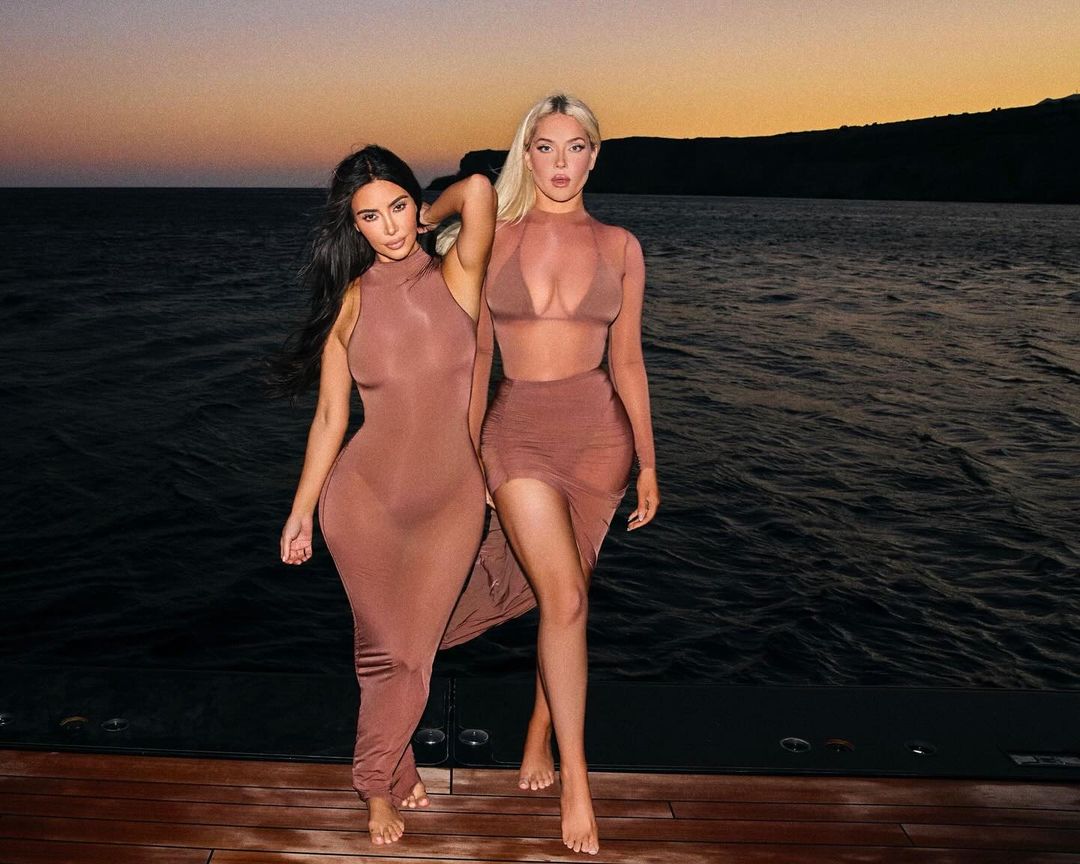 Kim Kardashian e Olivia Pierson Reprodução/Instagram