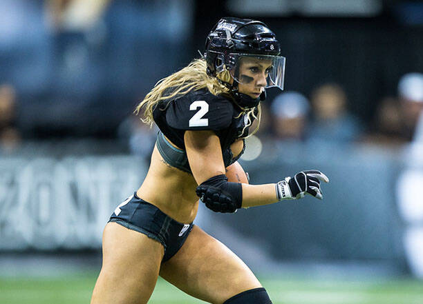 Legends Football League, o futebol americano onde as mulheres usam lingerie. Foto: Divulgação