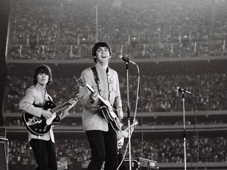 Show dos Beatles no Shea Stadium. Foto: Reprodução