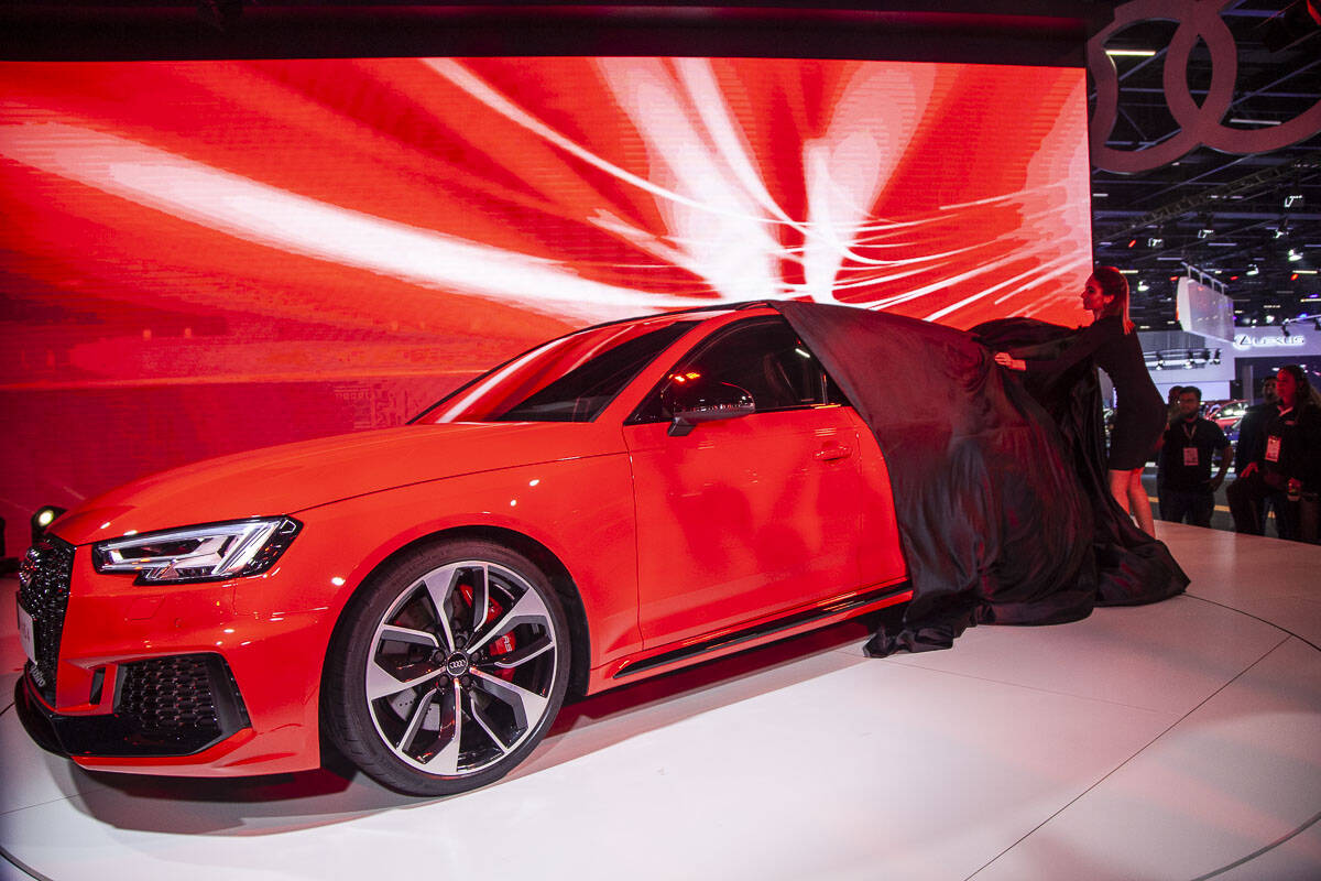 Estande da Audi no Salão do Automóvel 2018. Foto: Divulgação