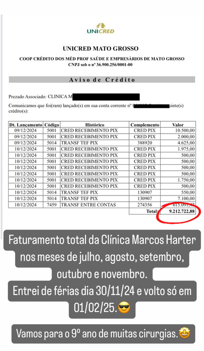 Stories de Marcos Harter Reprodução: Instagram