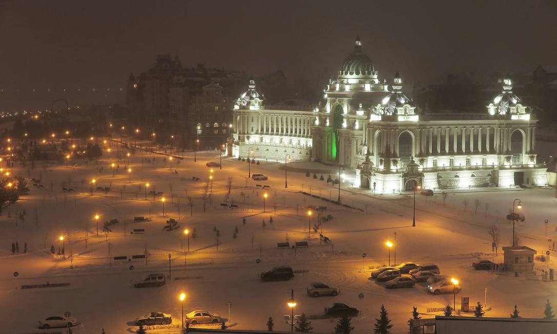 O Kremlim de Kazan, que desde o ano 2000 se tornou Patrimônio Mundial da Unesco. Foto: Juarez Becoza / Juarez Becoza