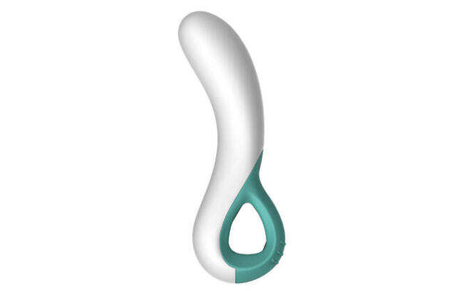 Vibrador  Arctic Wave é feito de silicone, com 9 modos de vibração, pulsação e escalonamento. Tem a ponta levemente curvada para estimular o ponto G. Foto: Divulgação