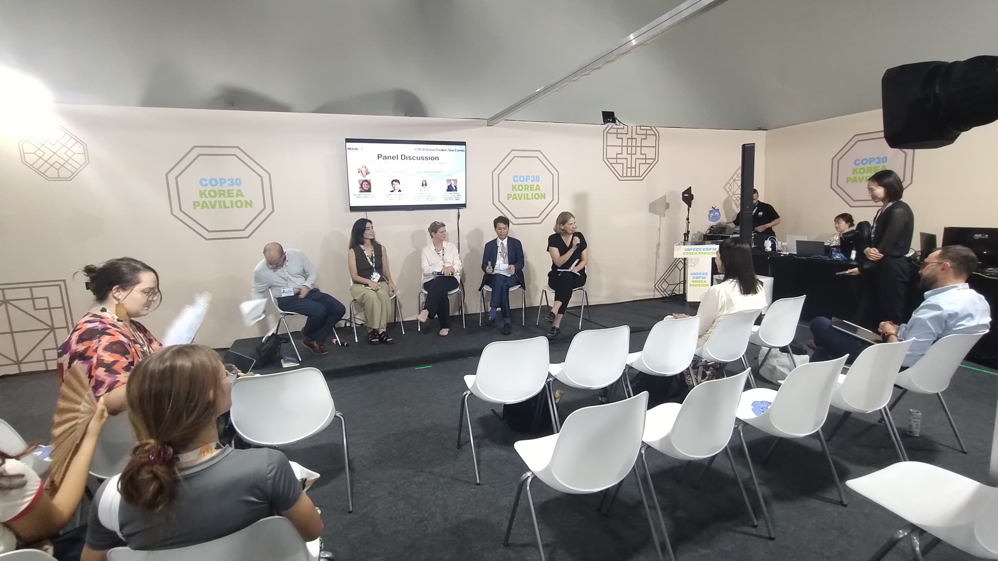 Painel do evento. Foto: Michelle Valente / enviada especial do Portal iG