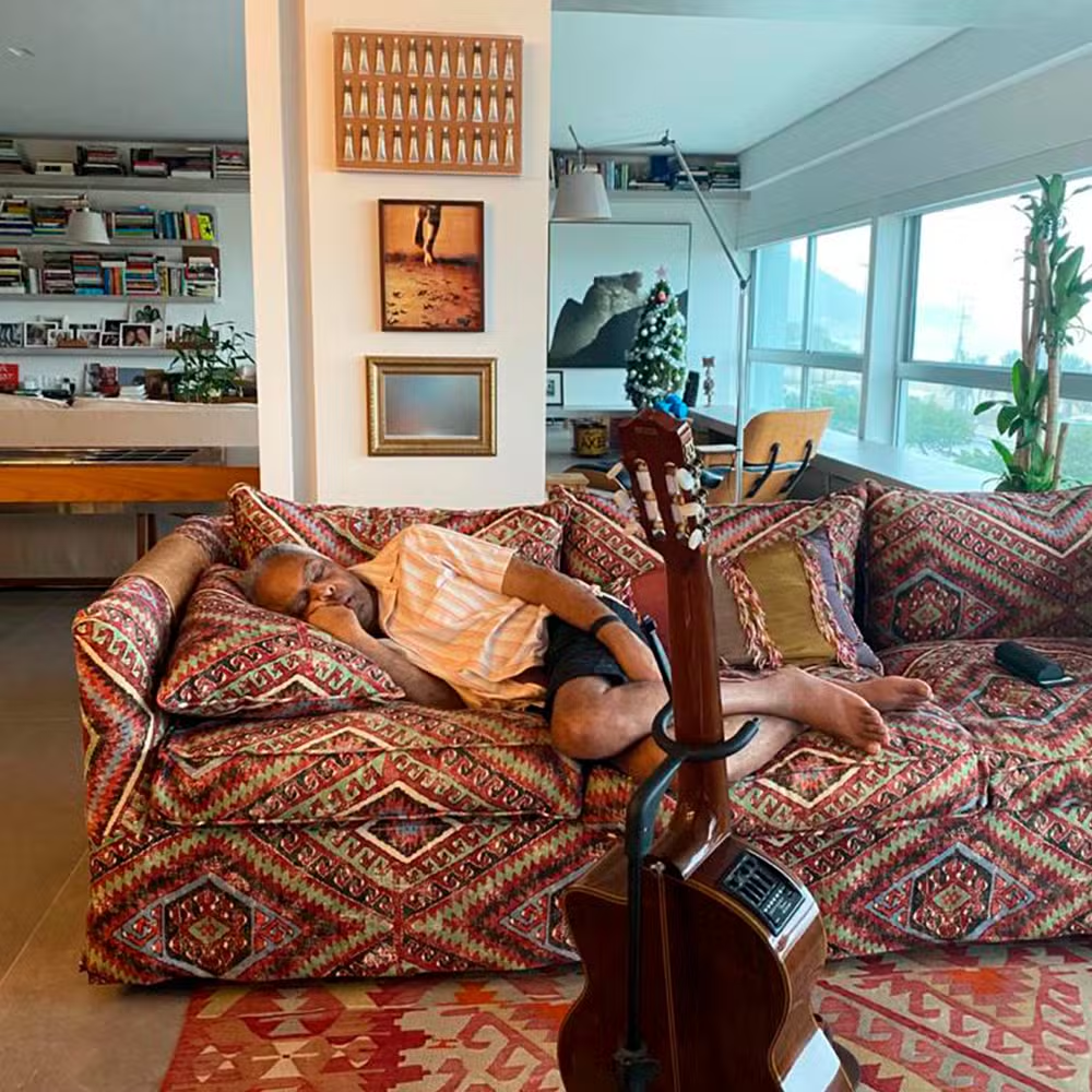 Apartamento de Gilberto Gil no Edifício Chopin Reprodução/Instagram