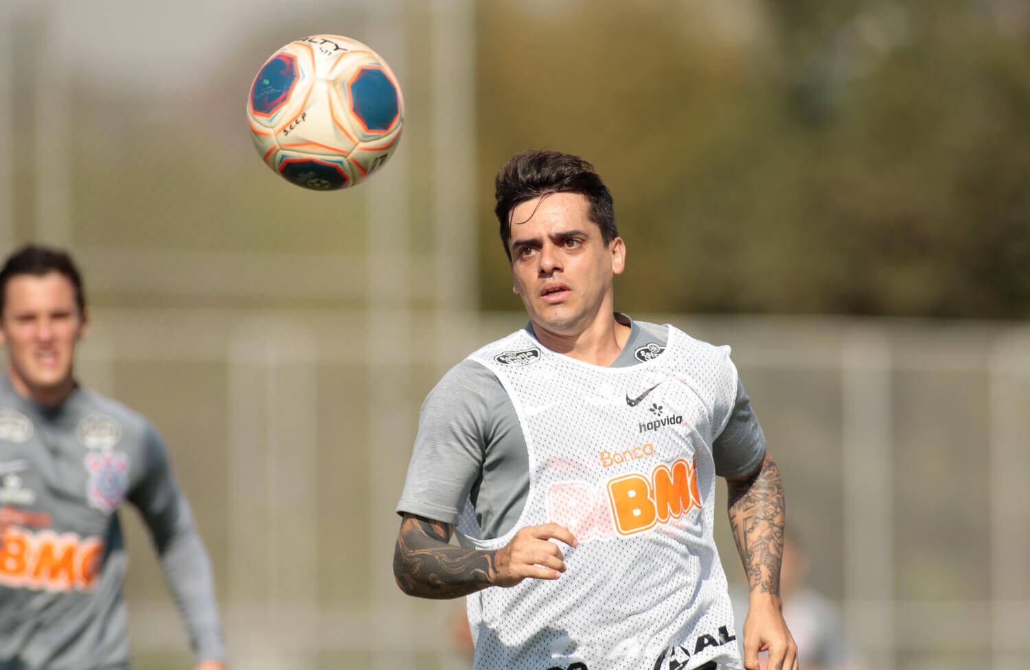 Corinthians treina forte. Foto: Rodrigo Coca/Agência Corinthians