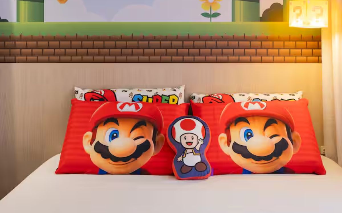 “Apartamento do Super Mario” atrai turistas em Blumenau com temática geek. Foto: Airbnb