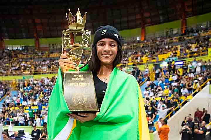 Em junho de 2021, Rayssa Leal, a Fadinha, conquistou a prata no skate street nos Jogos de Tóquio e tornou-se, aos 13 anos, a medalhista olímpica mais jovem da história do Brasil 
 Reprodução: Flipar