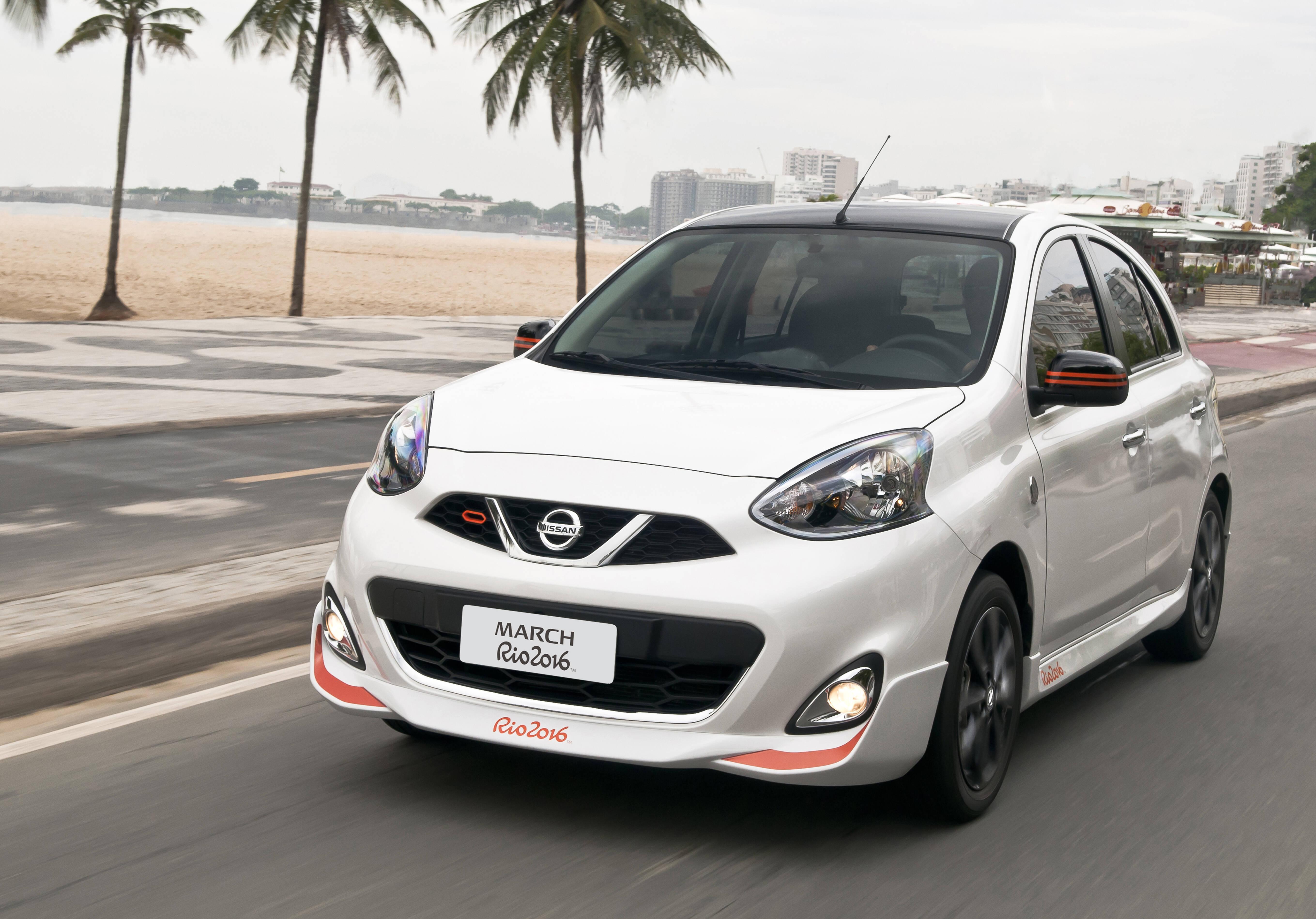 Nissan March Rio 2016. Foto: Divulgação