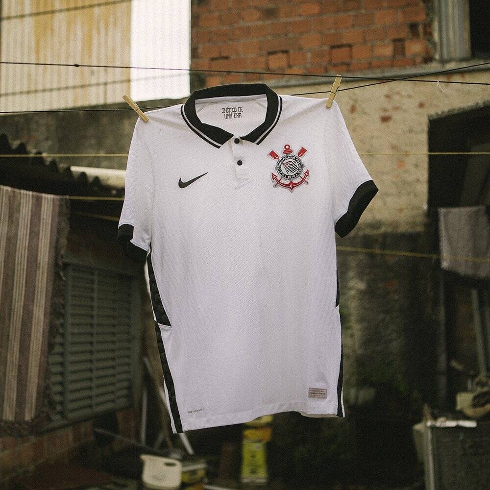 Nova camisa do Corinthians. Foto: Divulgação/Nike