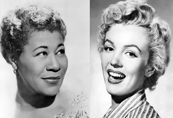 A amizade entre Marilyn e Ella tornou-se uma espécie de símbolo na luta contra a segregação racial nos Estados Unidos.  Reprodução: Flipar