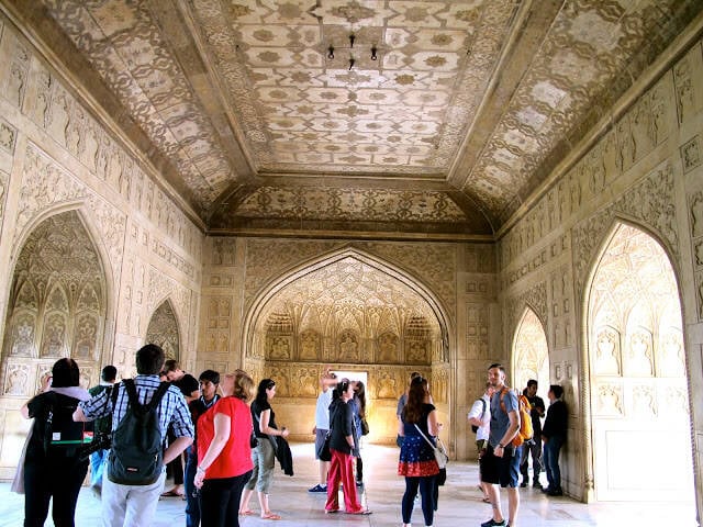 Pavilhão do Khas Mahal. Foto: Reprodução/Pinterest