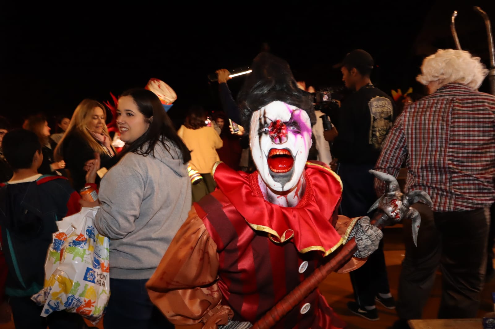 Personagens mais horripilantes do Circo dos Horrores no Hopi Hari. Foto: Pedro H. Lopes