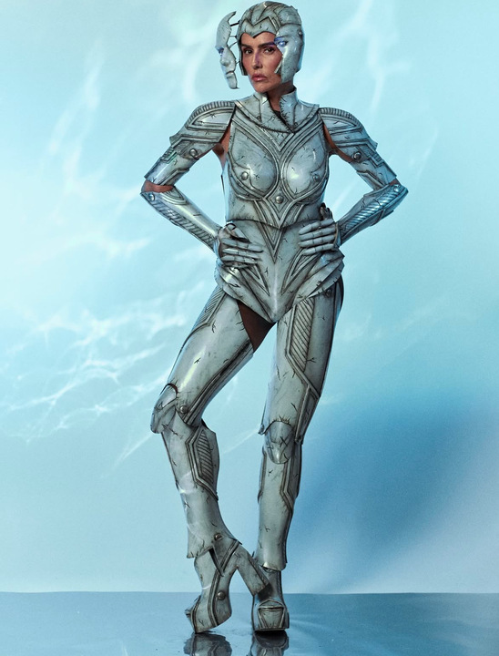 Look futurista de Deborah Secco. Foto: Reprodução: Instagram
