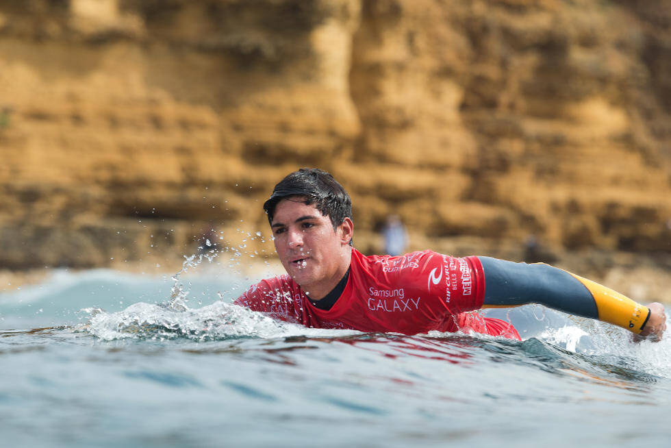 Medina começou a surfar ainda criança, aos nove anos Reprodução/WSL